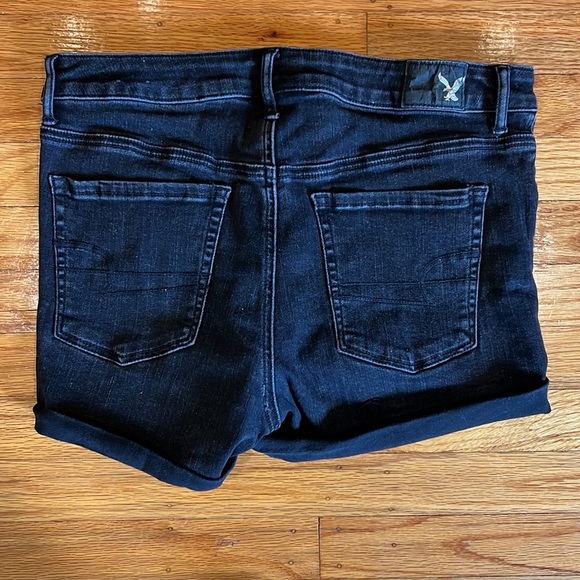 American Eagle Denim X Super Hi Rise Shorts, Size 10 - Picture 4 of 4